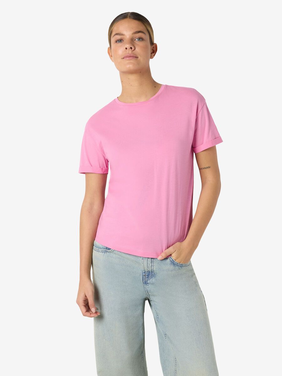 Carousel image - O-HALS T-SKJORTE, Begonia Pink | 6