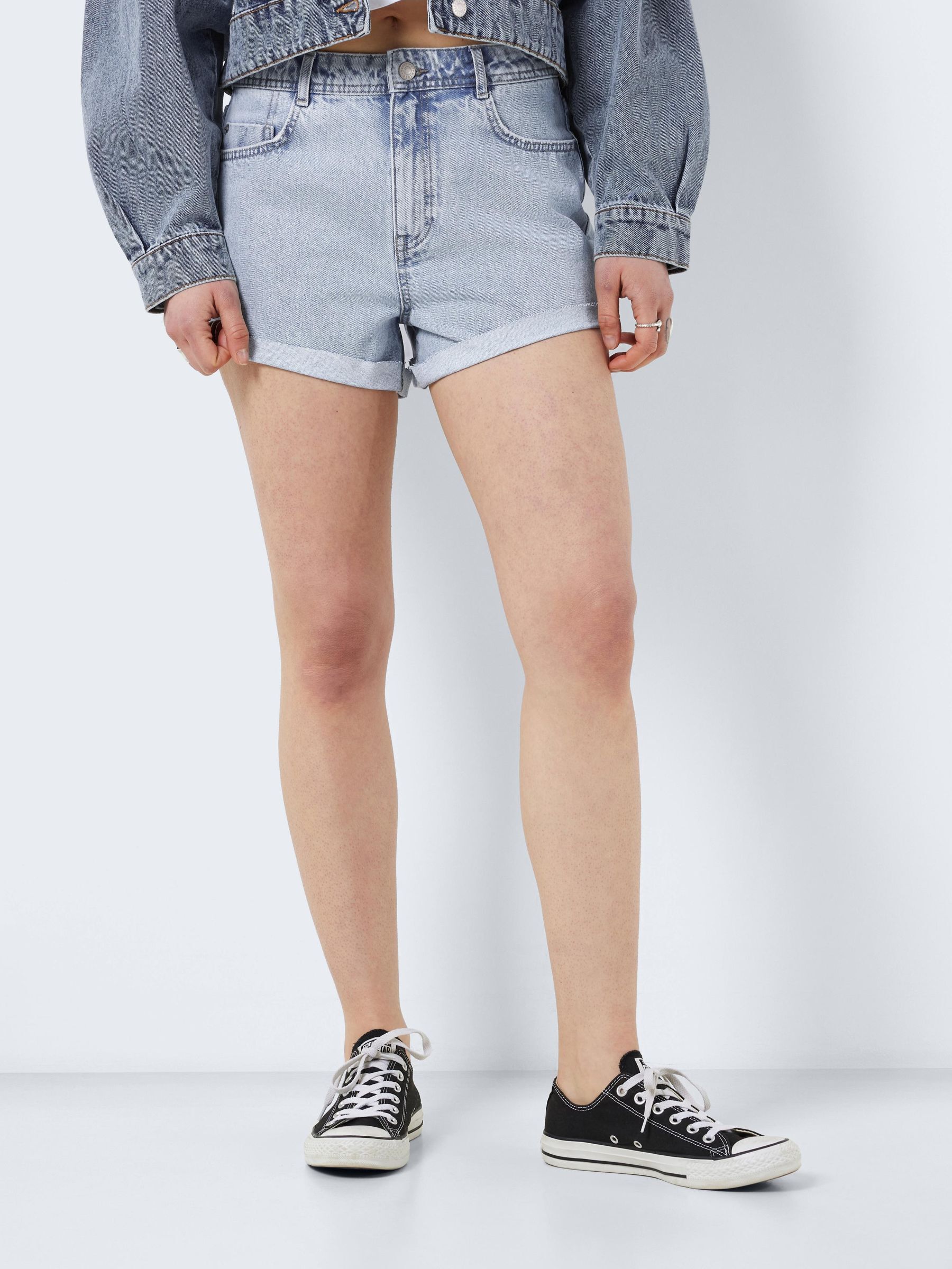 Shop denim shorts from Noisy May