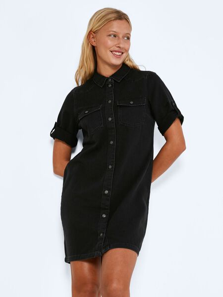 Noisy May KORTÆRMET DENIMKJOLE, Black Denim, highres - 27019615_BlackDenim_007.jpg