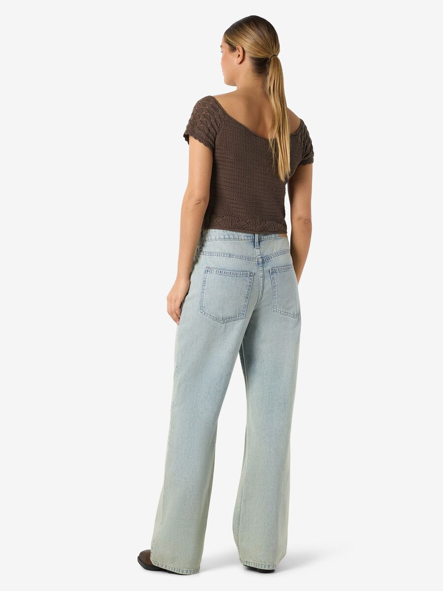 Carousel image - NMQUINN STRICKOBERTEIL, Chocolate Brown | 3