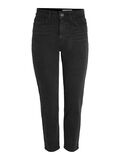 Noisy May NMMONI HIGH WAISTED CROPPED STRAIGHT FIT JEANS, Black Denim, highres - 27021112_BlackDenim_001.jpg