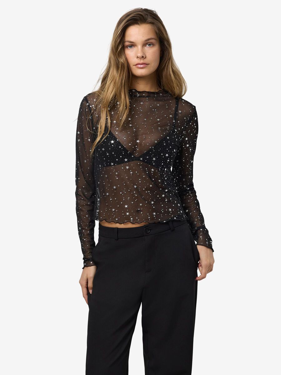 Product carousel image - MESH OBERTEIL, Black | 2