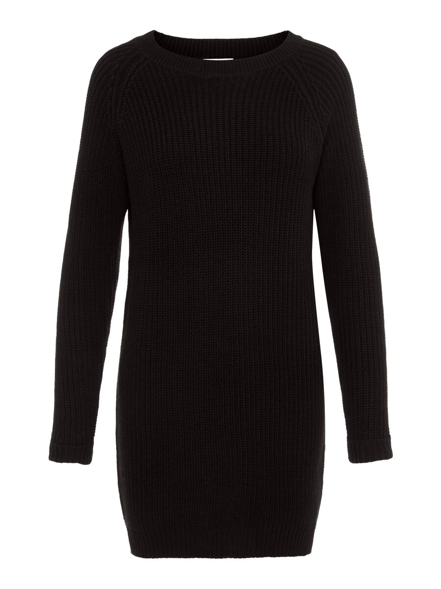 Carousel image - KORT STRIKKET KJOLE, Black | 2