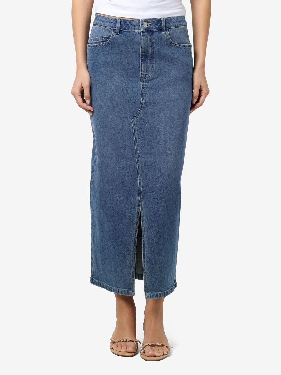 Noisy May MIDI DENIM SKIRT, Medium Blue Denim, highres - 27030068_MediumBlueDenim_003.jpg