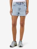 Product image thumbnail - HIGH-WAISTED DENIM SHORTS, Light Blue Denim | 1