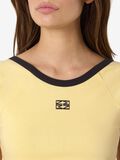 Product image thumbnail - NMTWIN  CROP TOP, French Vanilla | 5