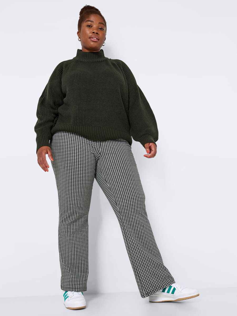 Noisy May CURVE FLARED TROUSERS, Black, highres - 27024444_Black_1012508_007.jpg