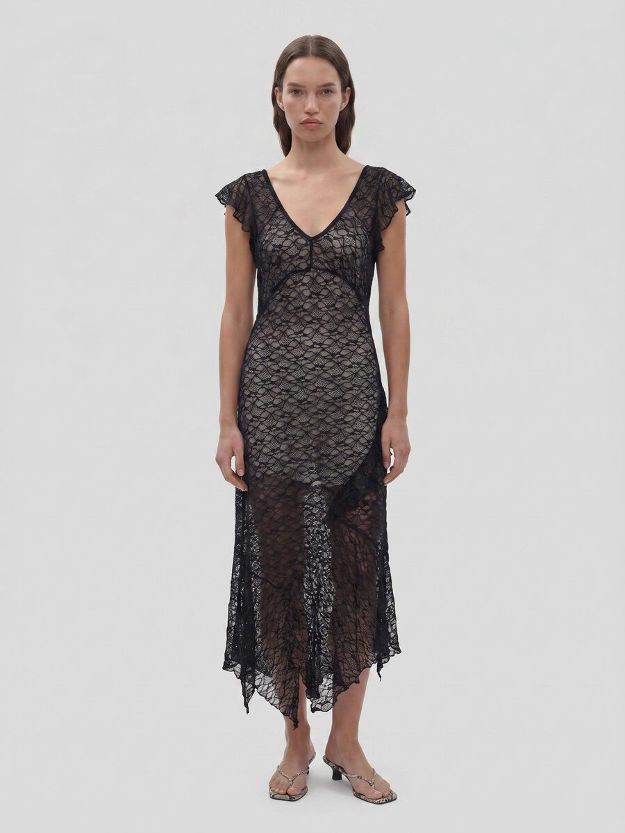 Product tile image - LACE MAXI DRESS, Black | 27034196_Black