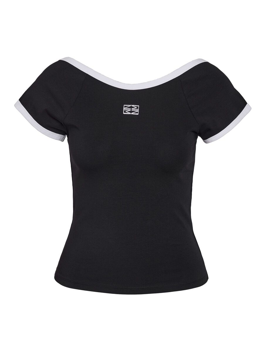 Carousel image - CROP TOP, Black | 2