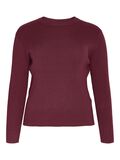 Noisy May CURVE RIBBED KNITTED PULLOVER, Windsor Wine, highres - 27022917_WindsorWine_001.jpg