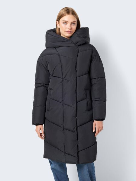 Noisy May NMTALLY LONG PUFFER JACKET, Black, highres - 27028070_Black_007.jpg