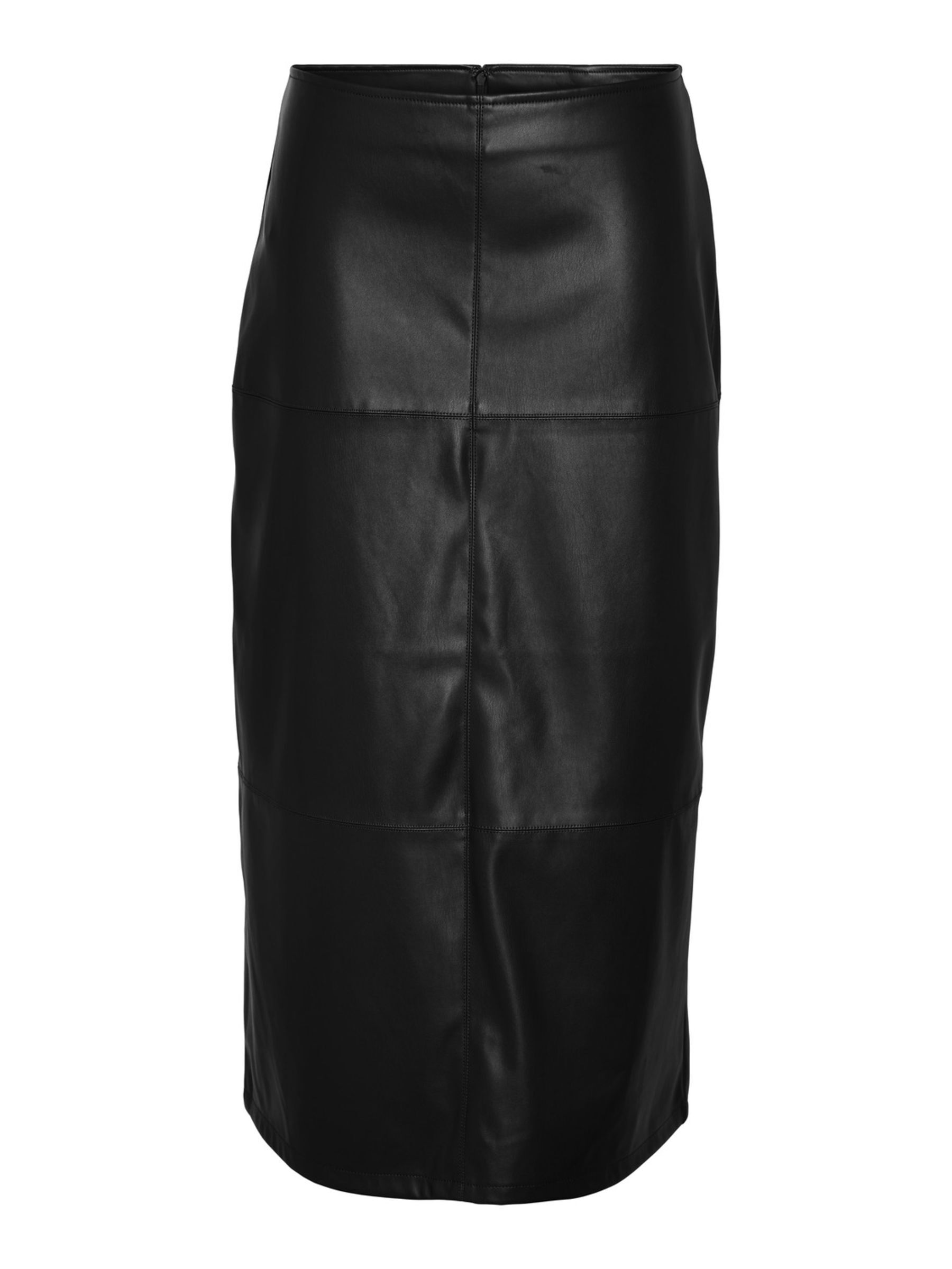 Black leather skirt tall best sale