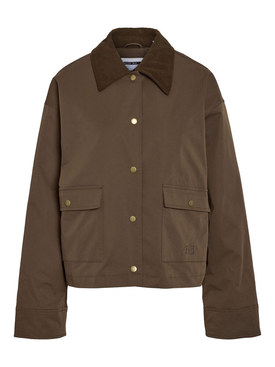 Carousel image 2 SHORT JACKET, Chocolate Brown