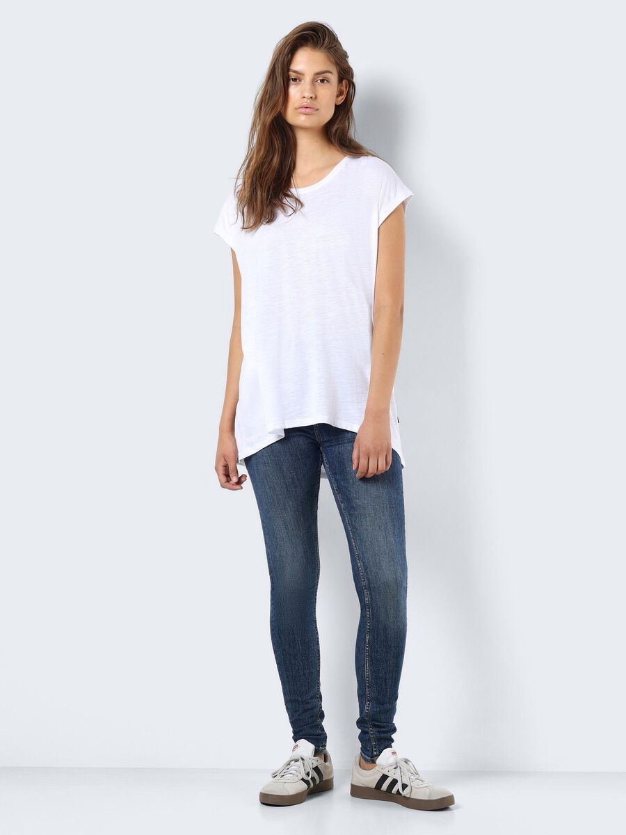 Noisy May OVERSIZE FIT T-SHIRT, Bright White, highres - 27002573_BrightWhite_004.jpg