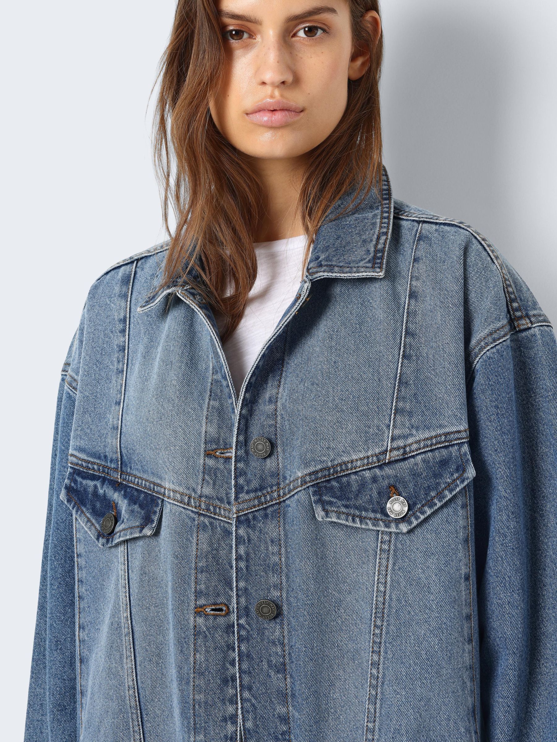 OVERSIZED DENIM JACKET Blue NOISY MAY