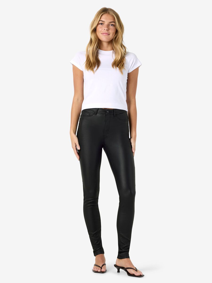 Carousel image - NMCALLIE SKINNY FIT JEANS, Black | 4