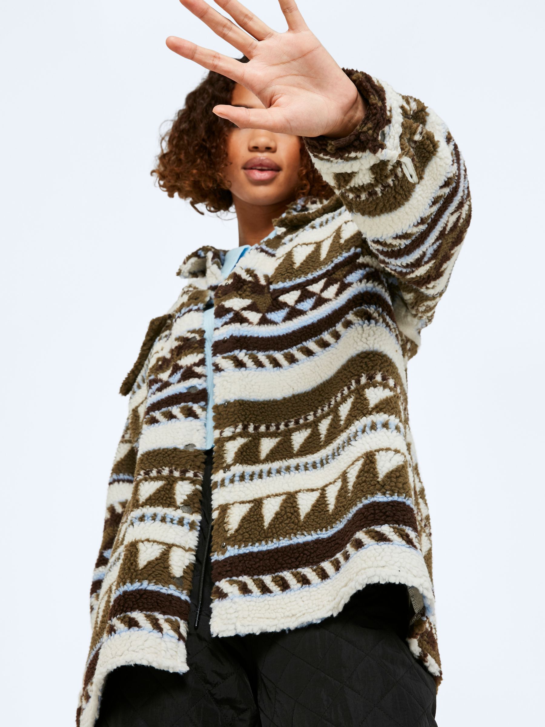 noisy may teddy jacket