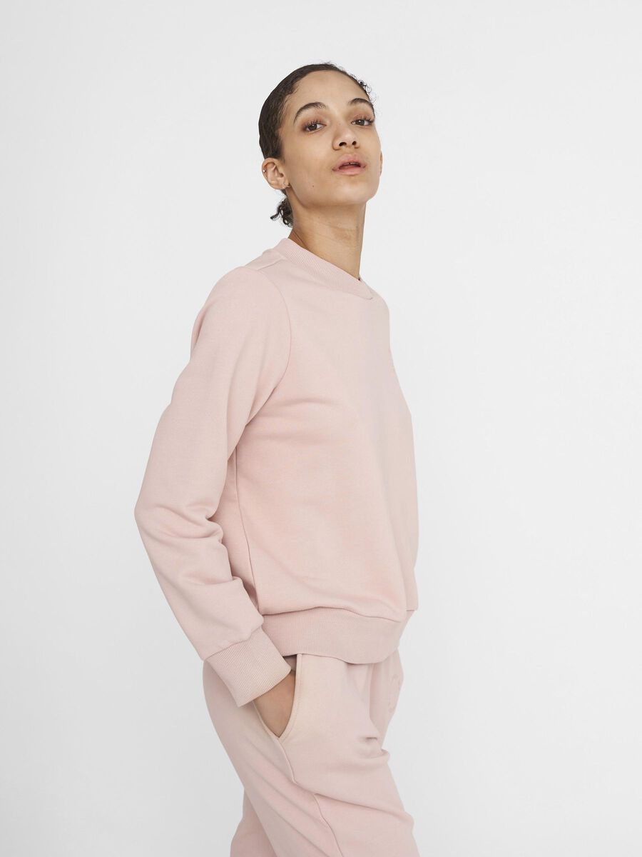 NMLUPA LOGO SWEATSHIRT, Sepia Rose, highres