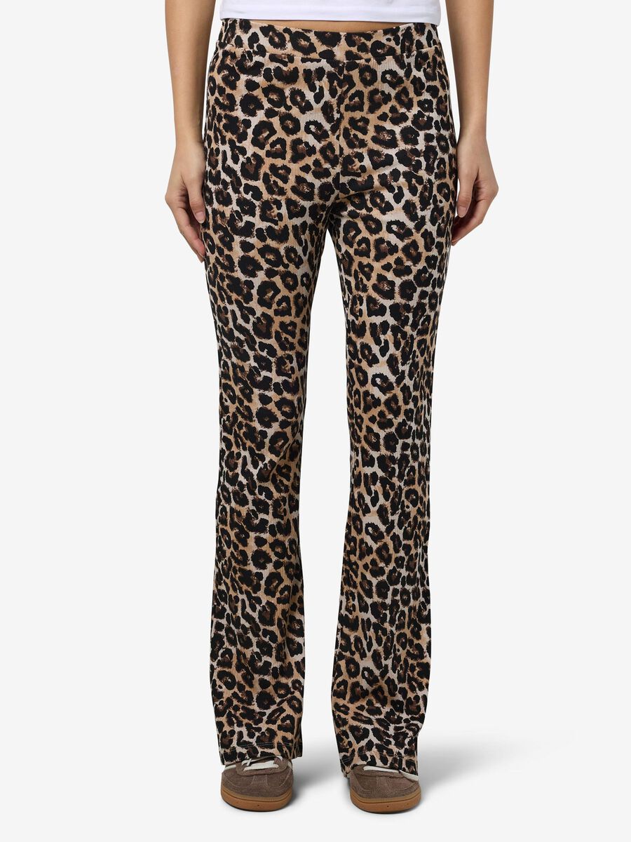 Noisy May HIGH WAIST FLARED BROEK, Black, highres - 27015320_Black_904866_003.jpg