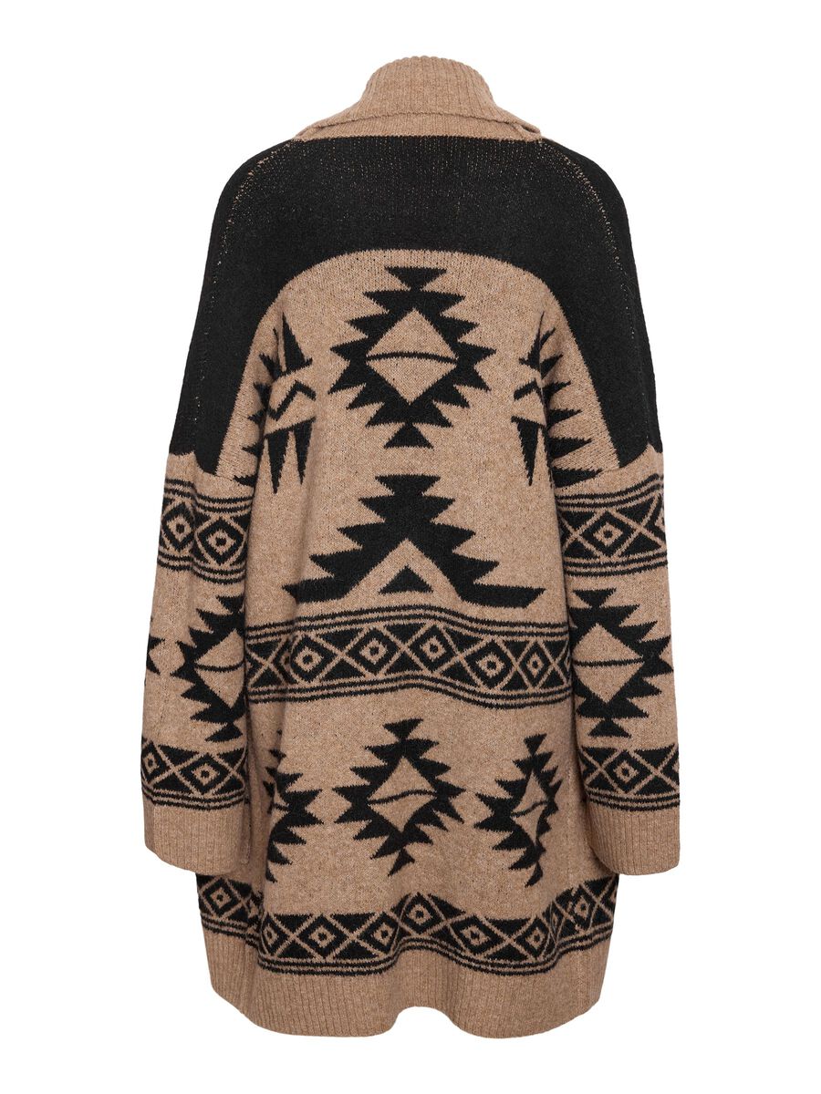 Carousel image - KNITTED COATIGAN, Toasted Coconut | 2