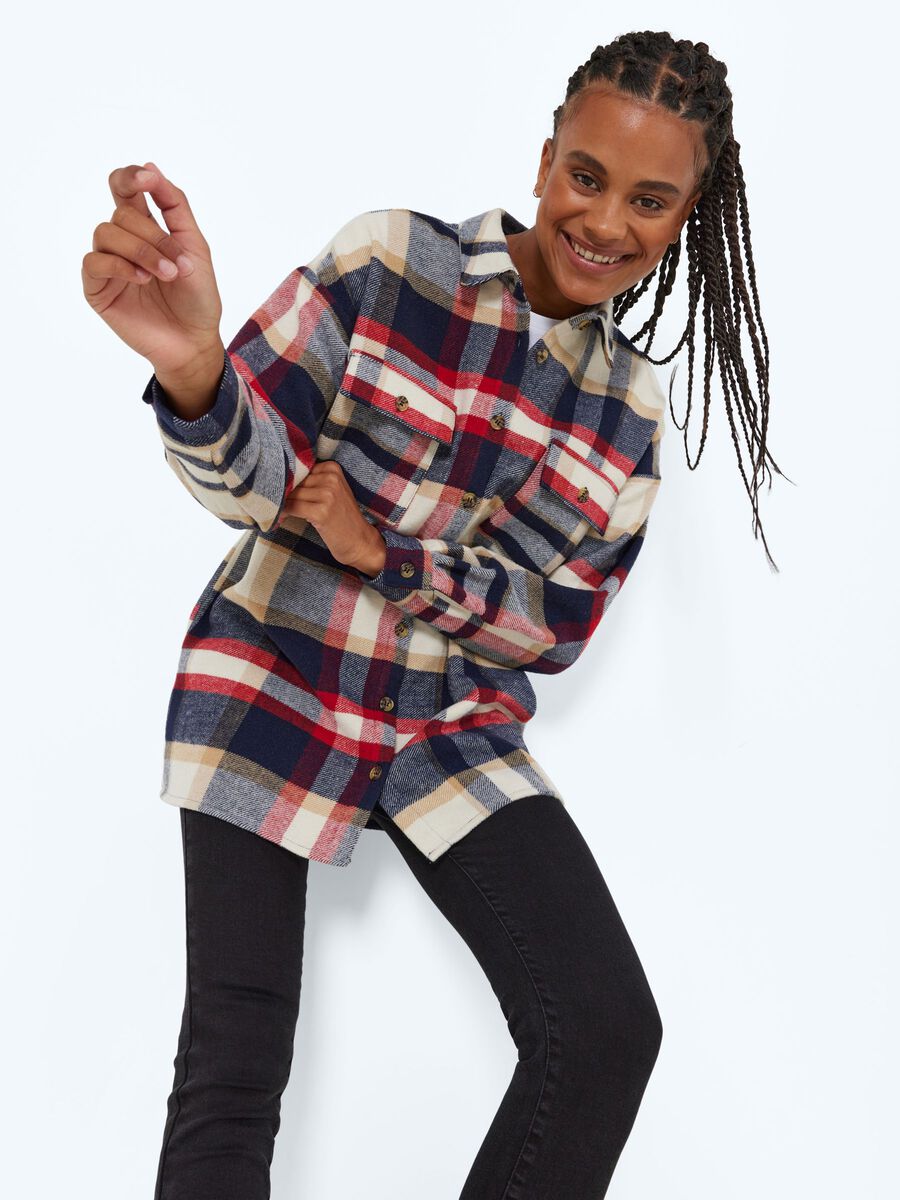 Noisy May LOOSE FIT SHIRT, Bright White, highres - 27012531_BrightWhite_975573_007.jpg