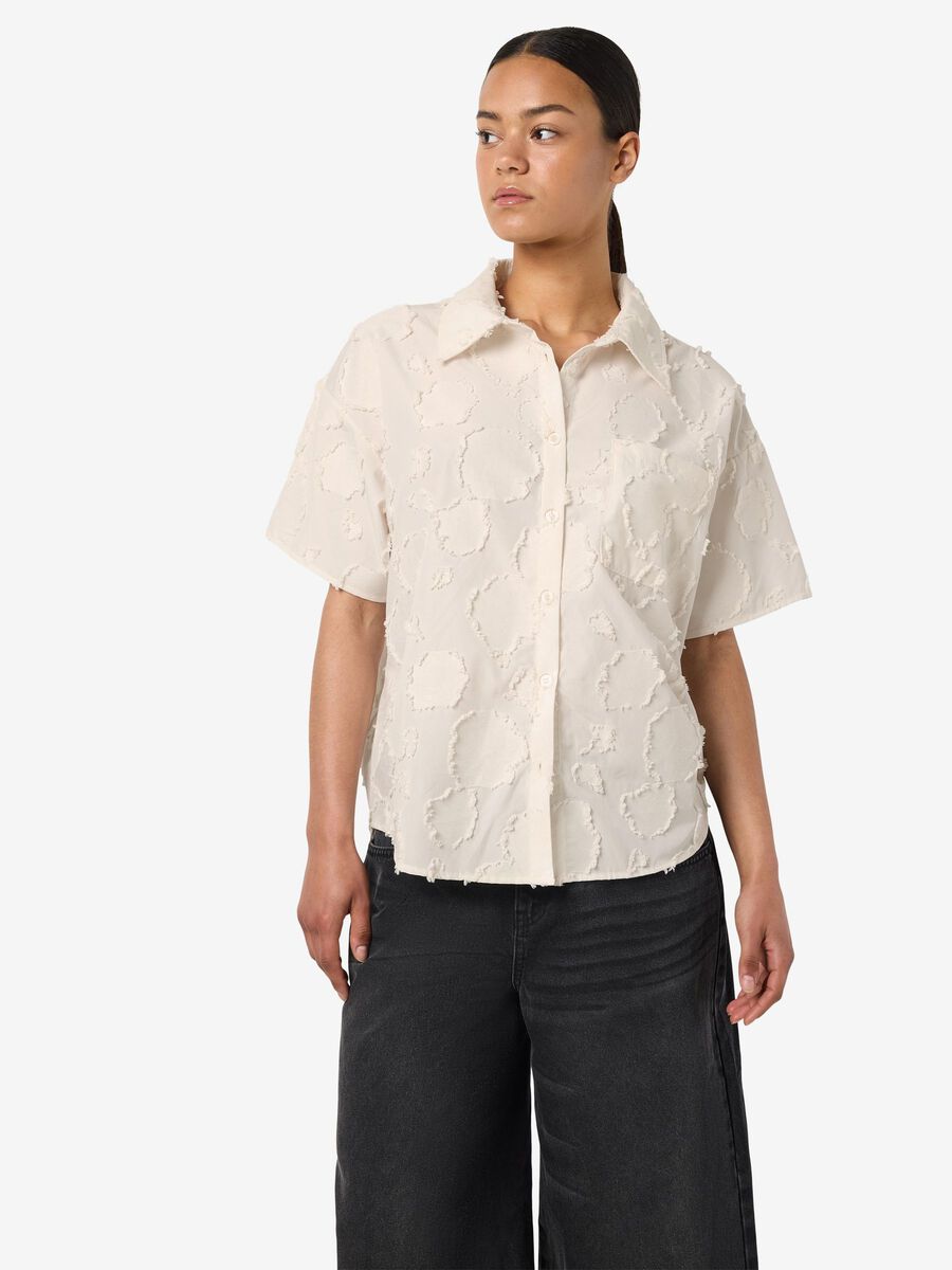 Noisy May TEXTURED SHIRT, Bright White, highres - 27035940_BrightWhite_007.jpg