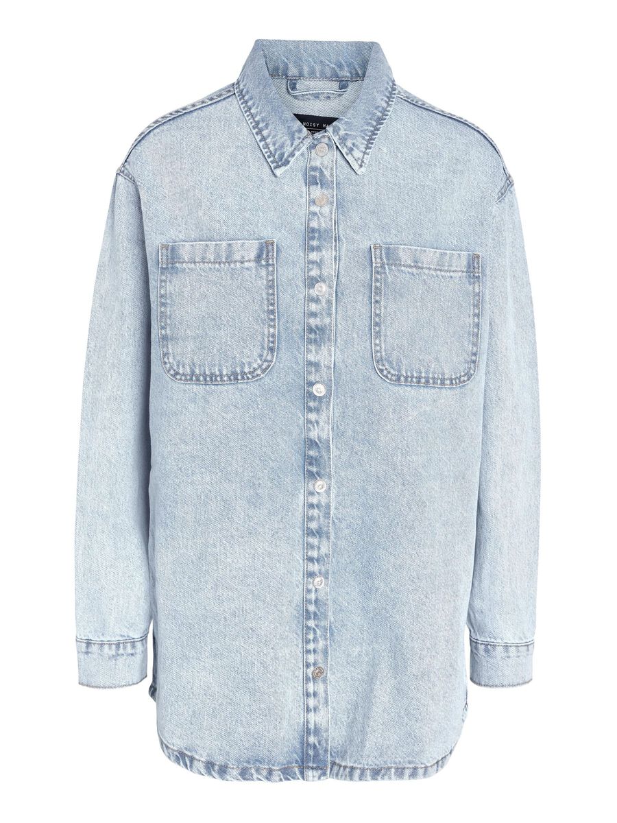 Noisy May CHEMISE EN DENIM VESTE, Light Blue Denim, highres - 27029311_LightBlueDenim_001.jpg