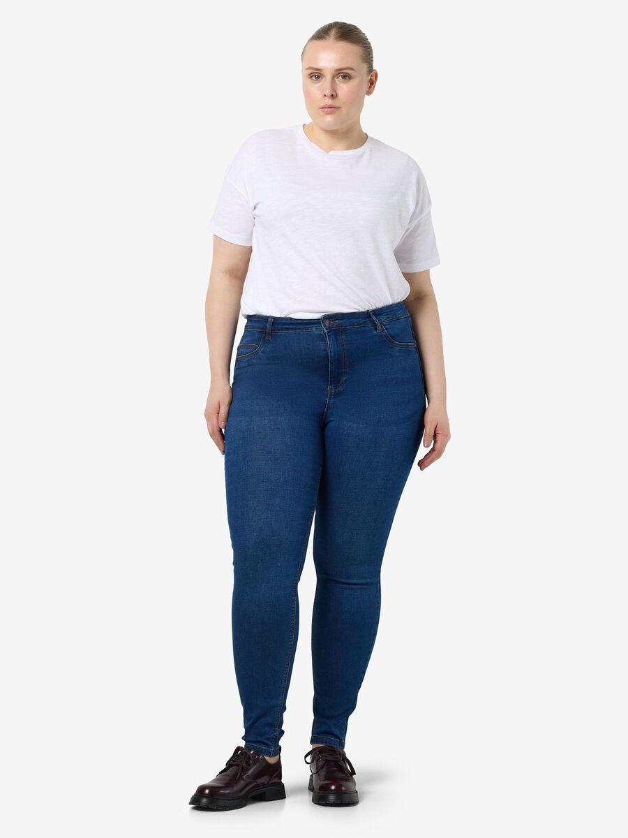 Noisy May CURVE NMCALLIE SKINNY FIT JEANS, Medium Blue Denim, highres - 27014582_MediumBlueDenim_004.jpg