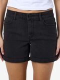 Noisy May SLIM FIT DENIM SHORTS, Black, highres - 27032490_Black_006.jpg