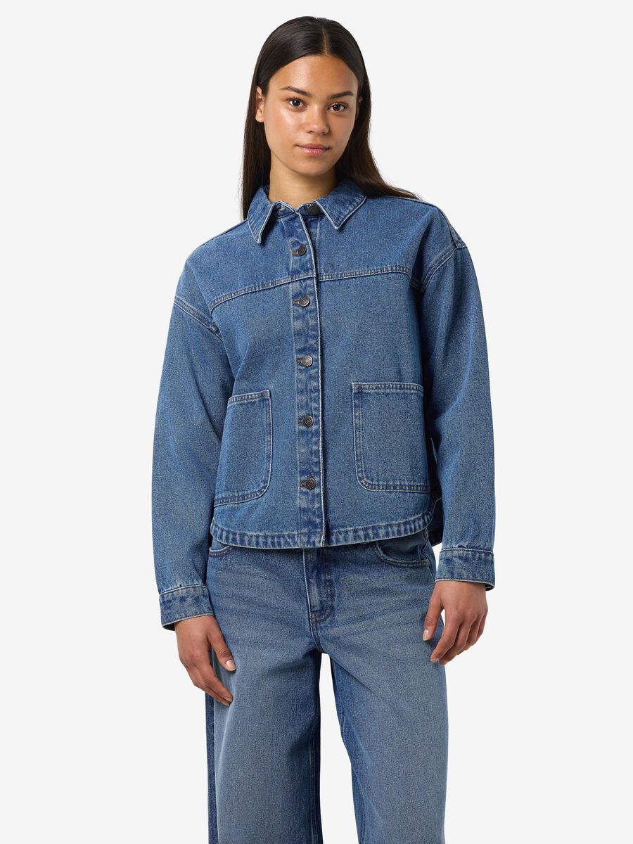 Noisy May NMKETTIE KURTKA JEANSOWA, Medium Blue Denim, highres - 27034341_MediumBlueDenim_003.jpg