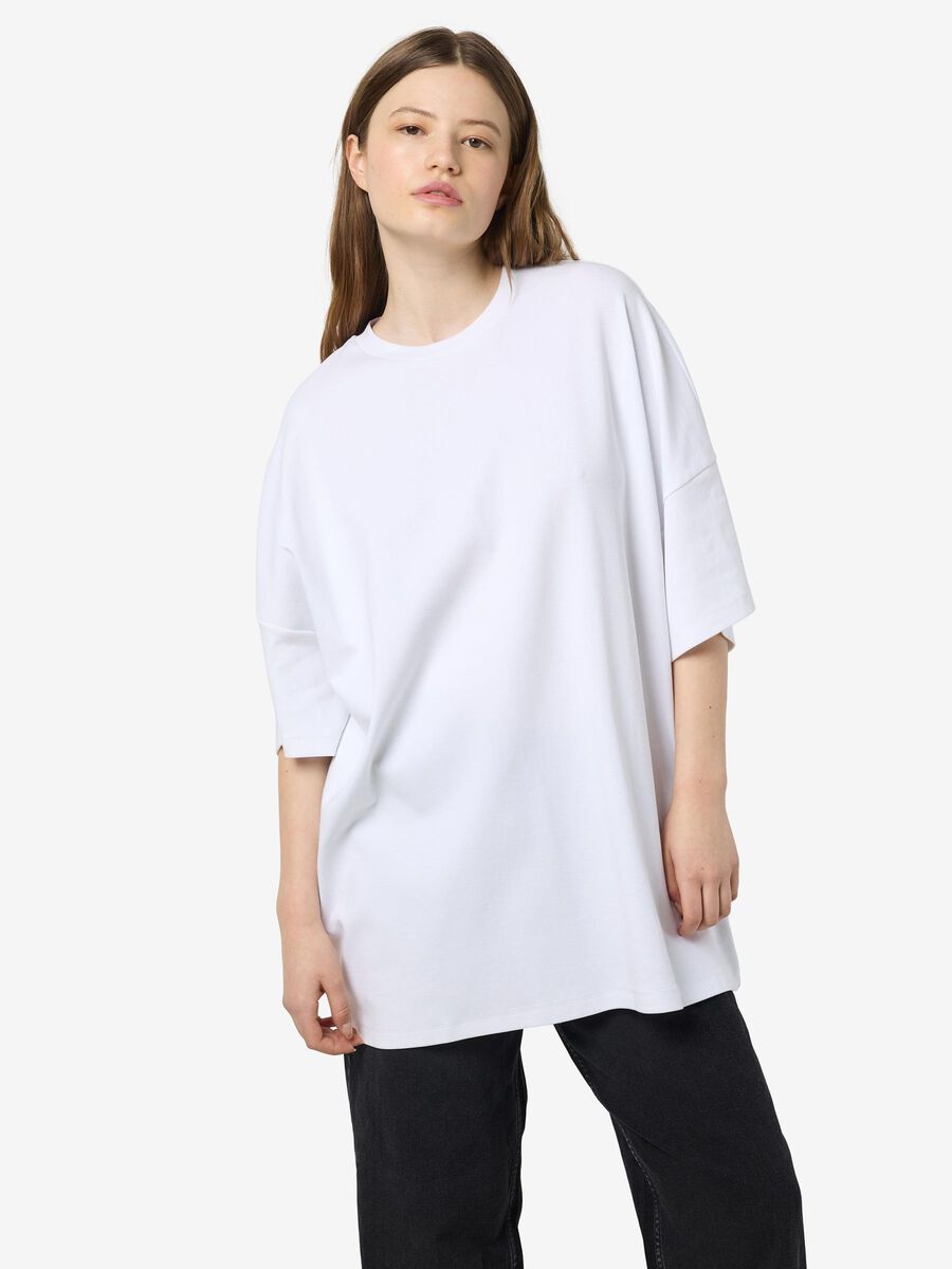 Noisy May OVERSIZED T-SHIRT, Bright White, highres - 27033182_BrightWhite_007.jpg