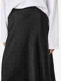 Product image thumbnail - SATIJNEN MIDDELLANGE ROK, Black | 5