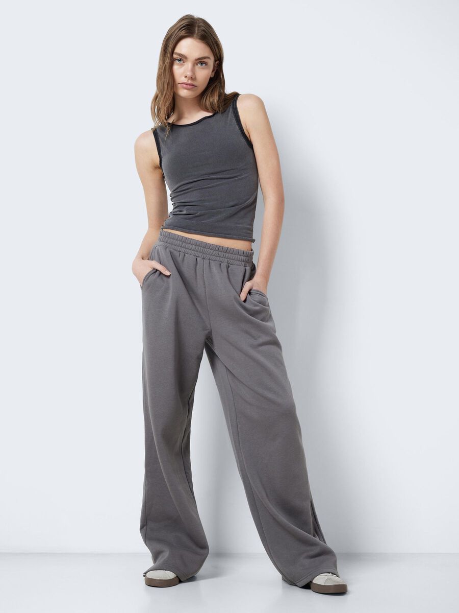 Noisy May STRAIGHT LEG SWEATPANTS, Charcoal Gray, highres - 27030382_CharcoalGray_007.jpg