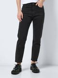 Noisy May NMMONI HIGH WAISTED CROPPED STRAIGHT FIT JEANS, Black Denim, highres - 27021112_BlackDenim_003.jpg