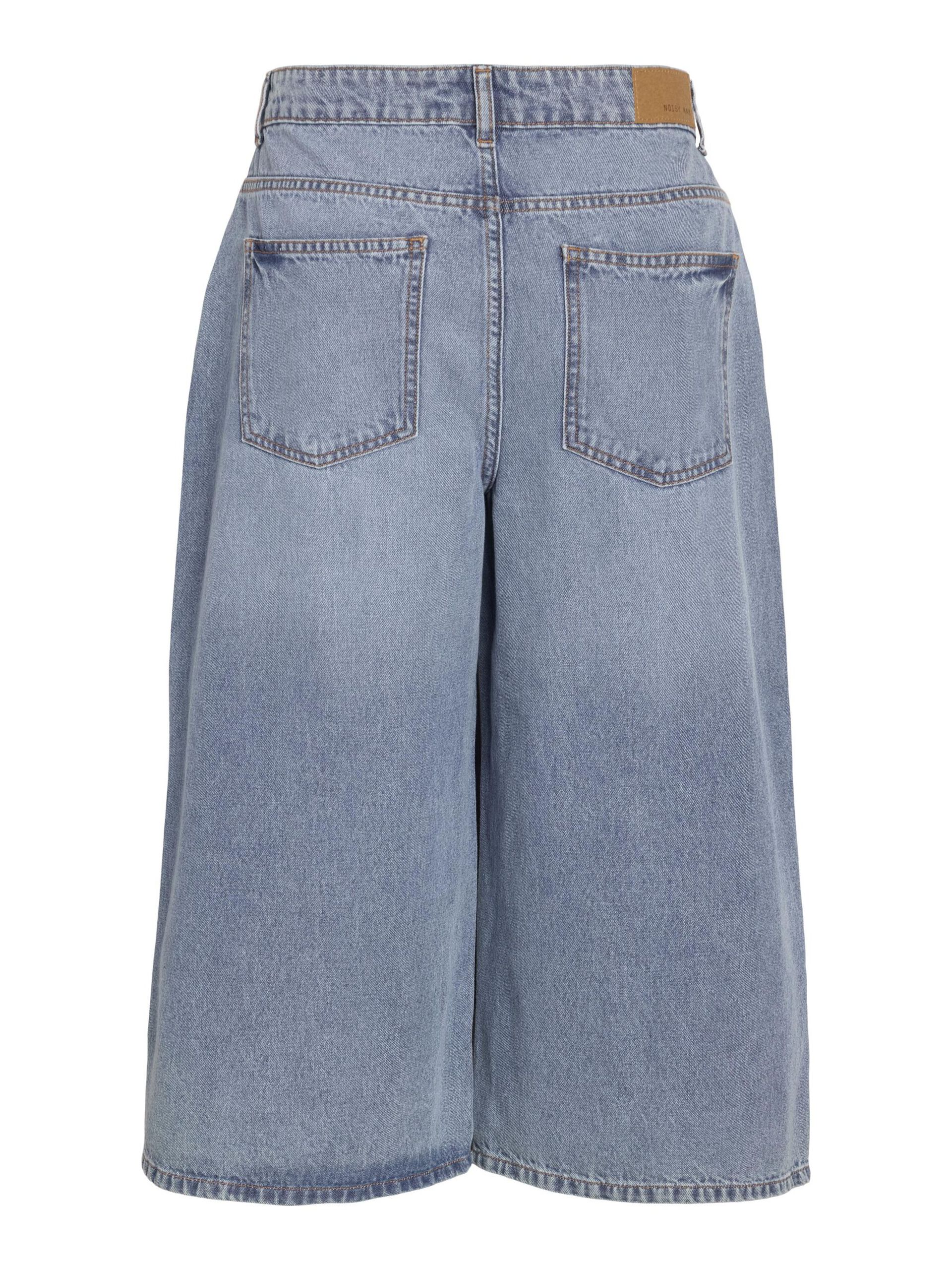 Carousel image - LONG DENIM SHORTS, Light Blue Denim | 7