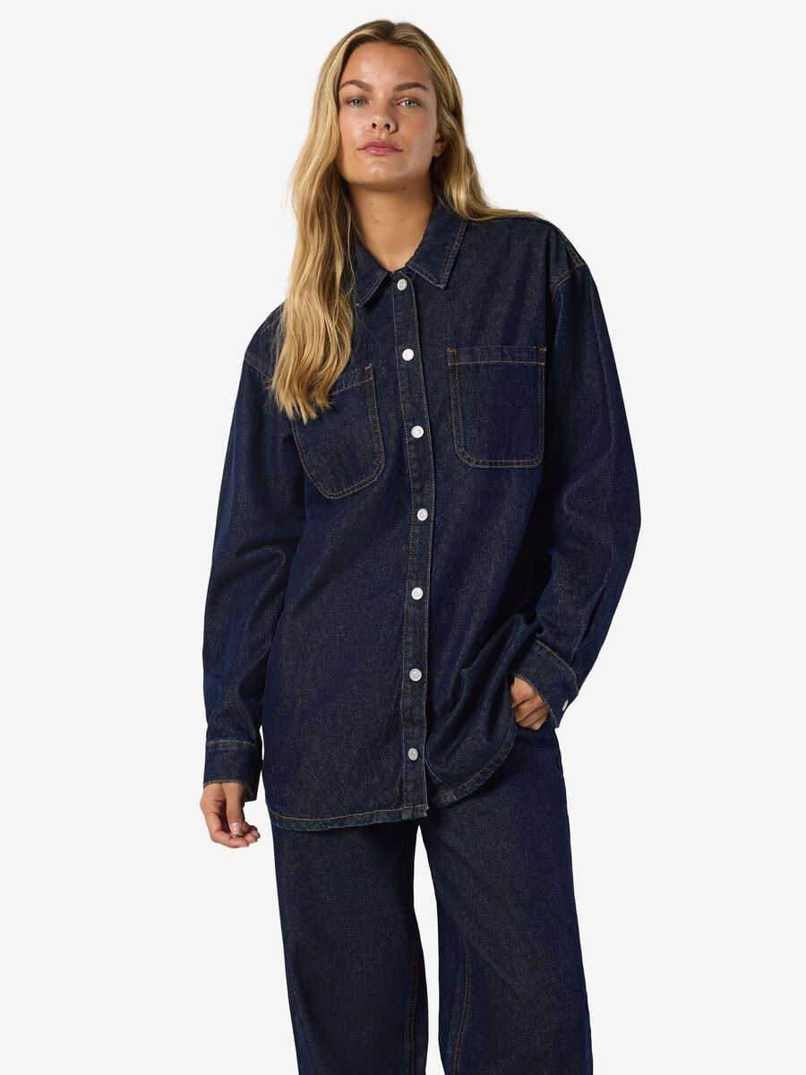 Product tile image - DENIM SHACKET, Dark Blue Denim | 27031015_DarkBlueDenim