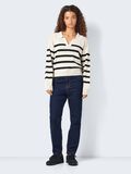 Noisy May KNITTED POLO NECK PULLOVER, Oatmeal, highres - 27029476_Oatmeal_1091192_004.jpg