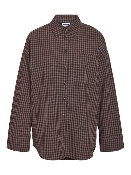 Noisy May NMHAILEY SKJORTE, Chocolate Brown, highres - 27038782_ChocolateBrown_1319110_001.jpg