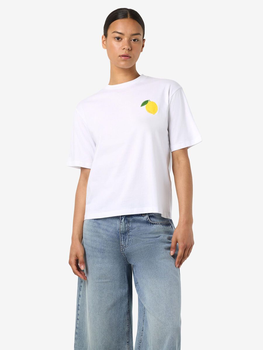 Noisy May MED TRYCK T-SHIRT, Bright White, highres - 27035955_BrightWhite_1228337_003.jpg