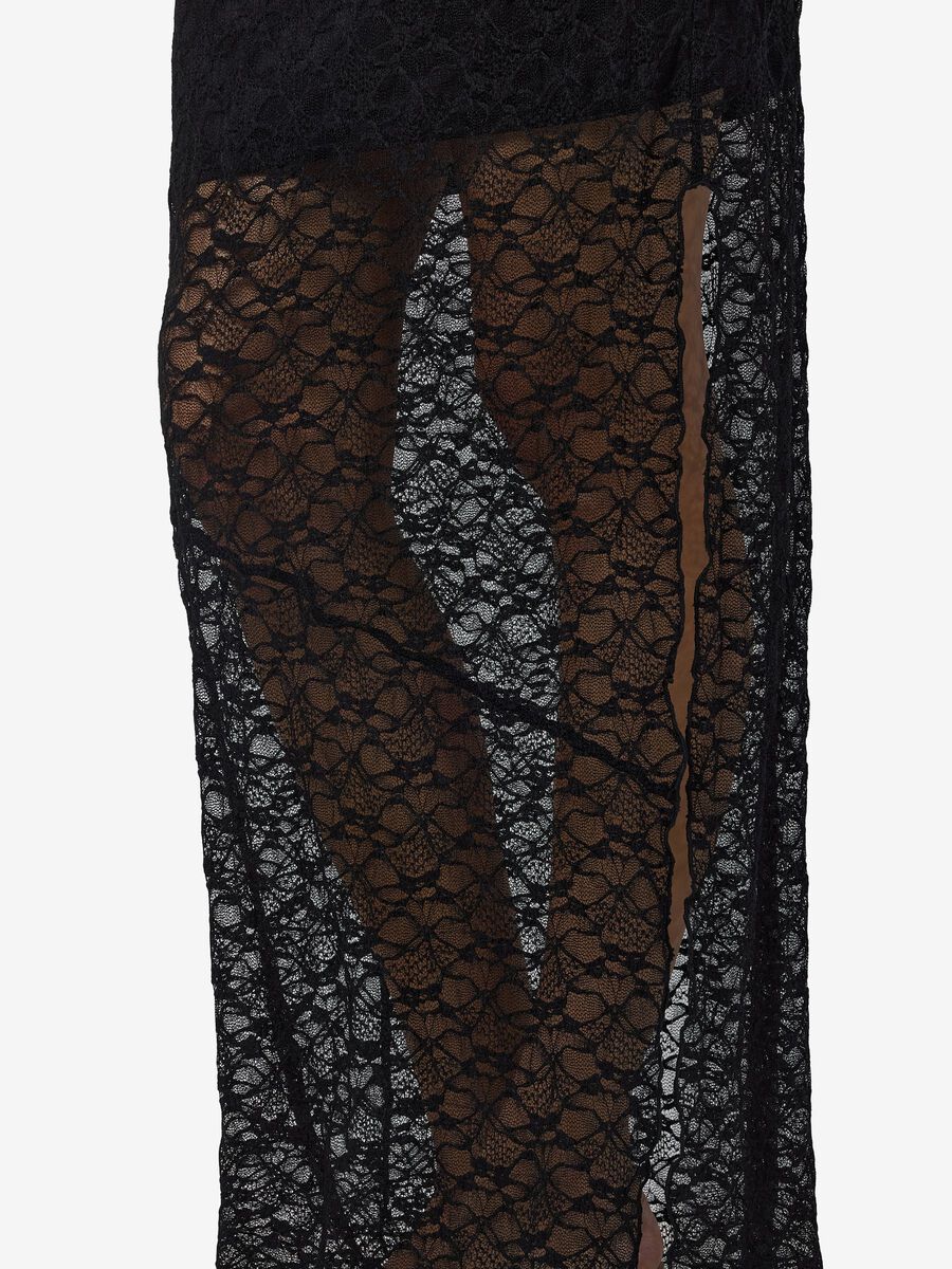 Carousel image - NMLACEY LACE DRESS, Black | 7