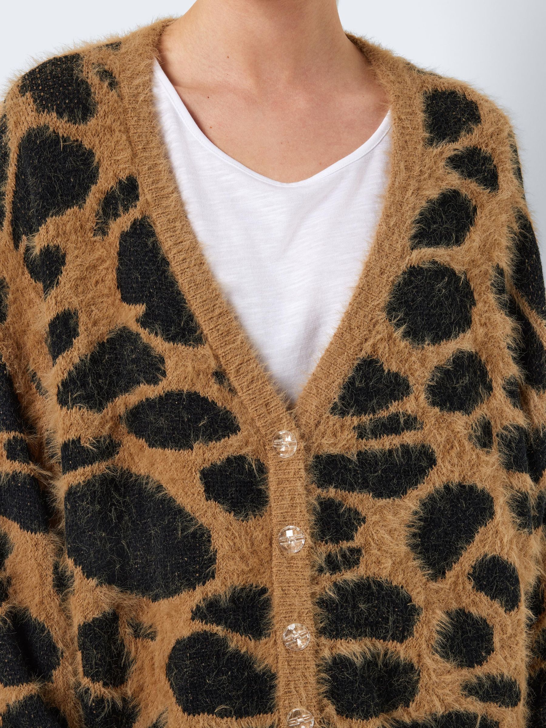Mens leopard print cardigan deals