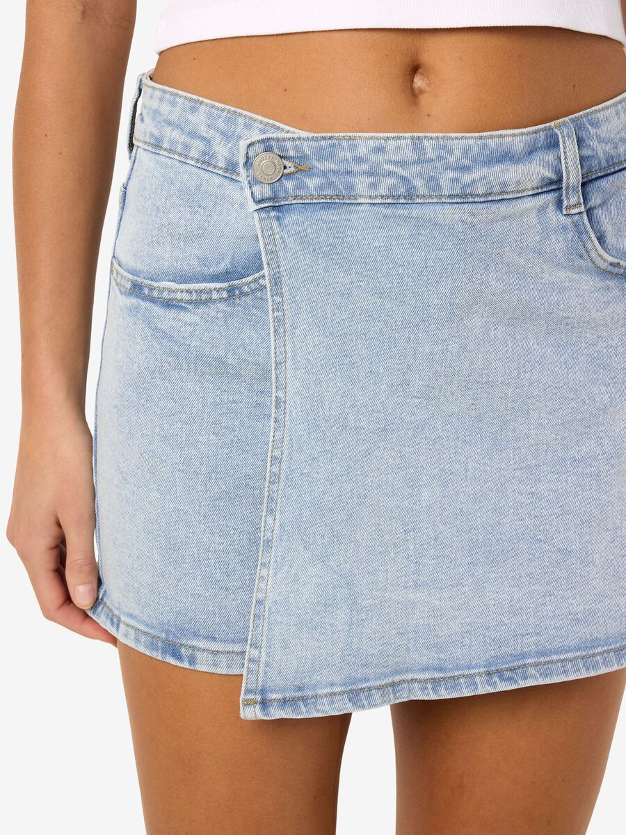 Carousel image - NMNOAMI MINI DENIM SKIRT, Light Blue Denim | 6