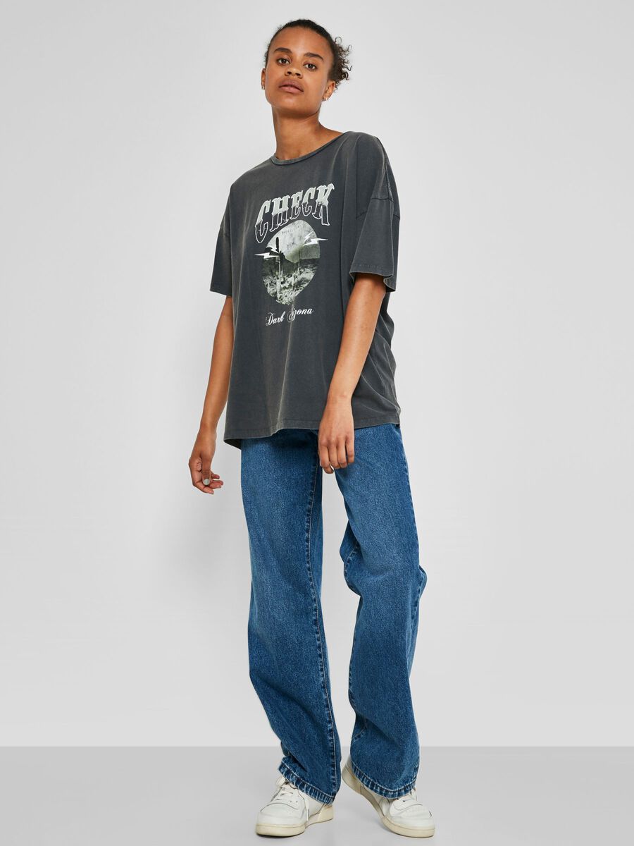 IMPRIMÉ T-SHIRT, Black, highres
