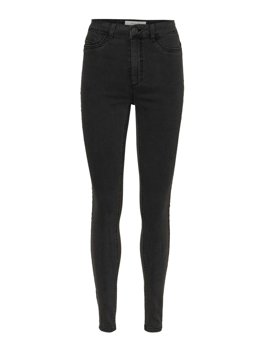 Carousel image - NMCALLIE SKINNY FIT JEANS, Dark Grey Denim | 2