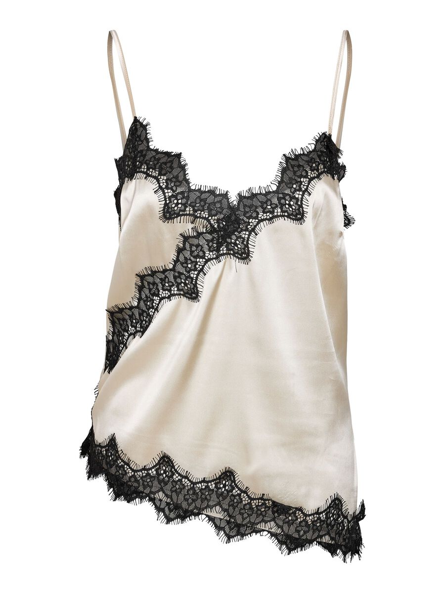 Carousel image - SATIN CAMISOLE, Birch | 1