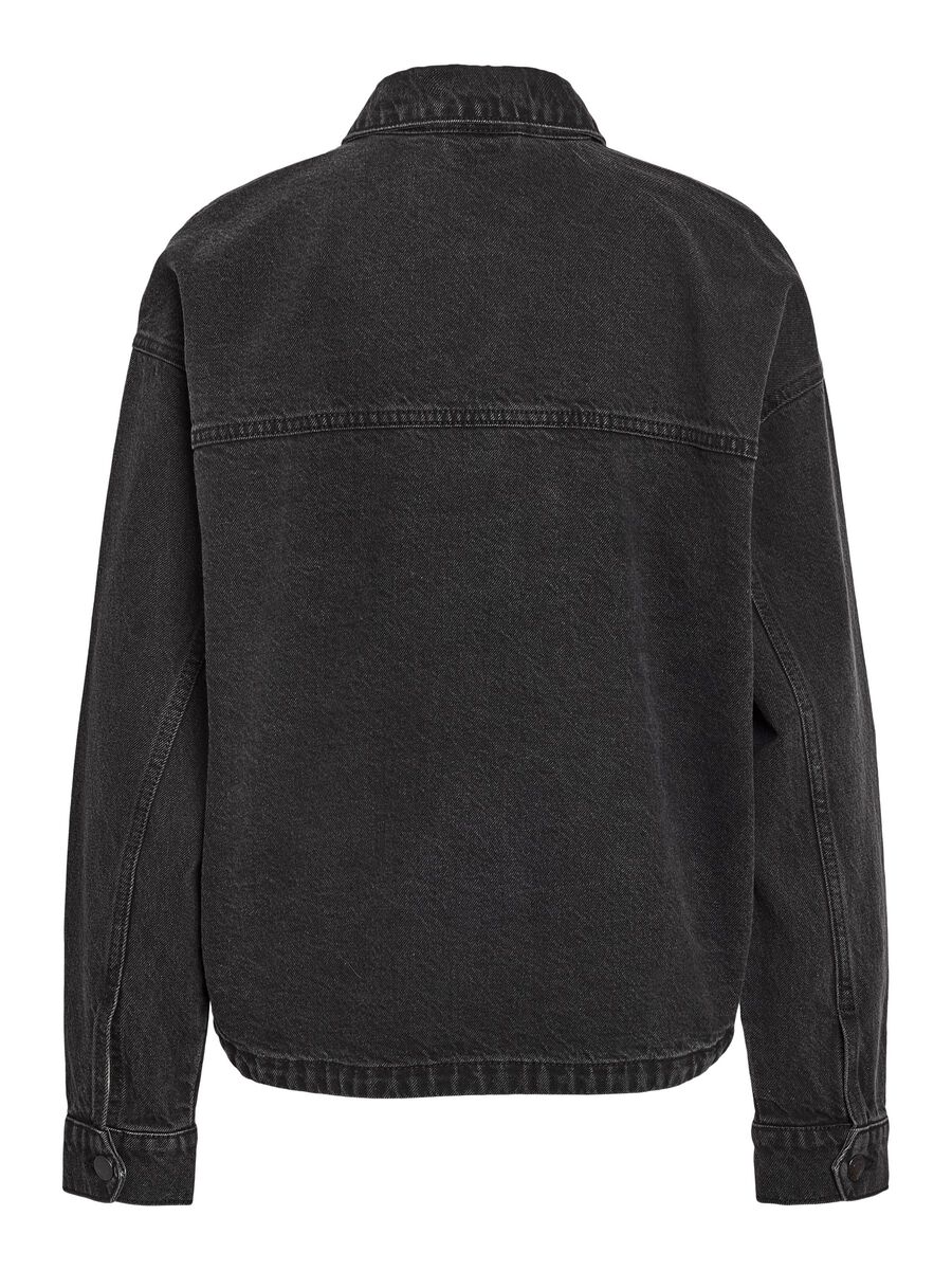 Carousel image - RELAXED DENIM JACKET, Black Denim | 7