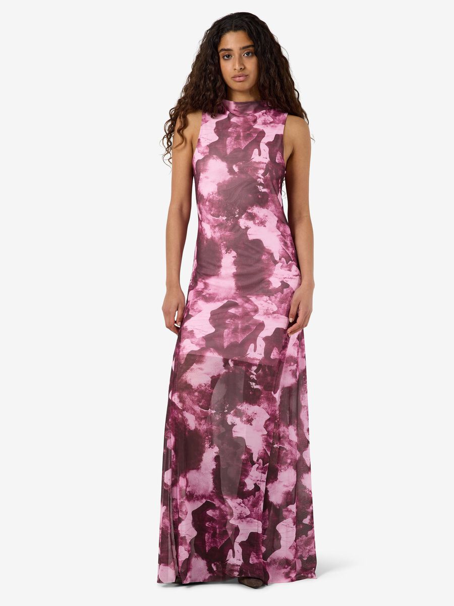 Product tile image NMMARIKA MAXI MESH SLEEVELESS DRESS, Pirouette 27038413_Pirouette_1359104
