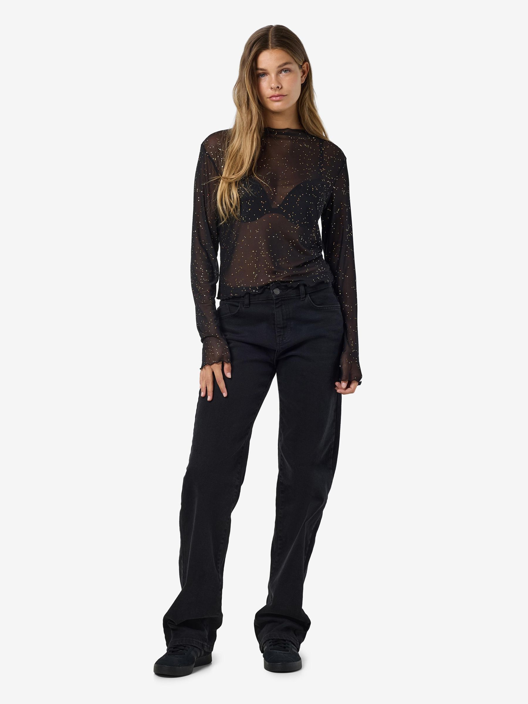 MESH TOP | Black | NOISY MAY®