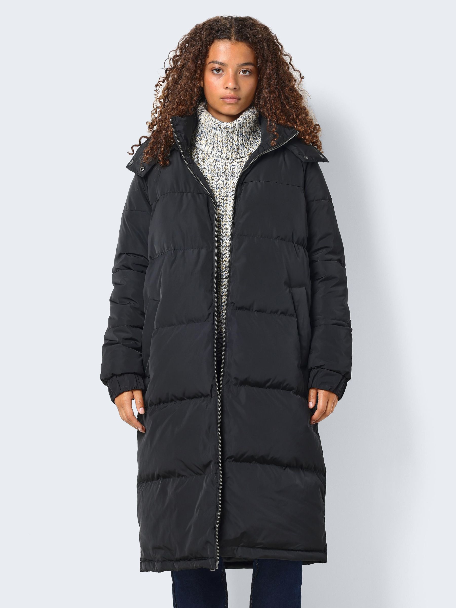 Noisy may long puffer jacket outlet