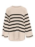 Noisy May STRIPED KNITTED PULLOVER, Oatmeal, highres - 27027534_Oatmeal_1078905_001.jpg